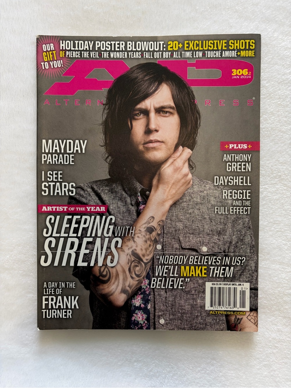 Alternative Press AP Magazine #306.2 - 2014 Sleeping with Sirens Post Hardcore